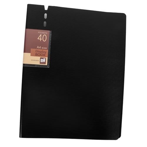 MINAOLULUS Dokumentenmappe Portfolio-ordner Für Kunstwerke Mappenmappe Kartenmappenhüllen Ordner-organizer Dateiordner Binder Kunststoffhüllen Ordnerhüllen Plastik Black MINAOLULUS Dokumentenmappe Portfolio-ordner Für Kunstwerke Mappenmappe Kartenmappenhüllen Ordner-organizer Dateiordner Binder Kunststoffhüllen Ordnerhüllen Plastik Black von MINAOLULUS