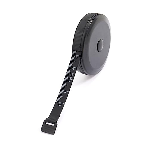 MINAOLULUS Einziehbares Maßband Flexibles Schwarzes Maßband mit Klarer Reißfest und Langlebig für Gewichtsverfolgung und Präzise Messungen MINAOLULUS Einziehbares Maßband Flexibles Schwarzes Maßband mit Klarer Reißfest und Langlebig für Gewichtsverfolgung und Präzise Messungen von MINAOLULUS