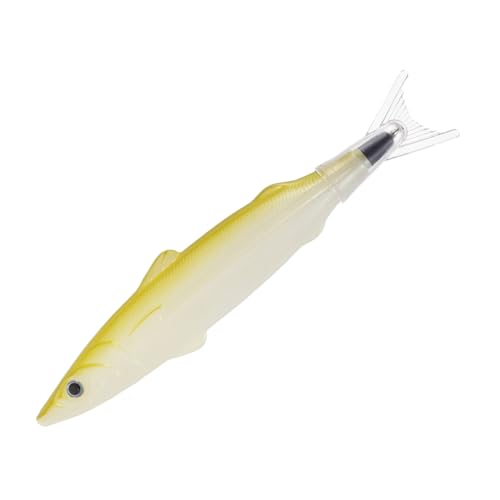 MINAOLULUS Fischballstift Cartoon-Kugelschreiber süße Fischstifte Fisch geformte Kugelschreiber Fisch Kugelschreiber Dekorativer Stift Cartoon-Stifte Fischförmiger Stift Plastik Golden von MINAOLULUS