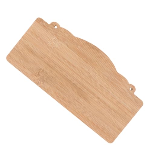 MINAOLULUS Leeres Holzschild für DIY Projekte Unlackiertes Holzschild zum Aufhängen für Dekorationen Bars Cafés Hochzeiten und Mehr mit Aufhängelöchern von MINAOLULUS
