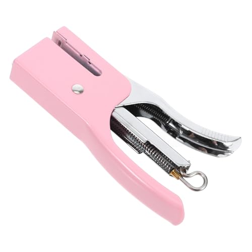 MINAOLULUS Metallhefter Desktop -Zubehör Büromaterial für den Schreibtisch Büromaterial-Organizer Schreibtischutensilien für das Büro von Frauen Schulmaterial für Rosa von MINAOLULUS
