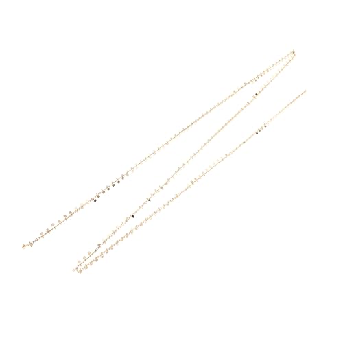 MINAOLULUS Metallische DIY Kette Legierung Dekorationskette für Hochzeitsfeiern Vielseitig Einsetzbar Individuell Zuschneidbar Stilvolles Armband Zubehör von MINAOLULUS