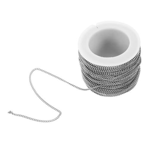MINAOLULUS Schmuckherstellungsketten, Edelstahl-halsketten-armbandketten, Halskettenkette Für Die Schmuckherstellung, Diy-halskette, Armband, Fußkettchen MINAOLULUS Schmuckherstellungsketten, Edelstahl-halsketten-armbandketten, Halskettenkette Für Die Schmuckherstellung, Diy-halskette, Armband, Fußkettchen von MINAOLULUS