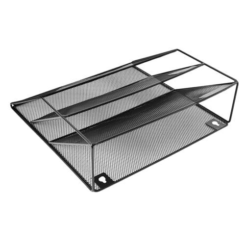 MINAOLULUS Wandhalter aus Drahtgeflecht Mehrstöckiger Hängemappen Organizer für Dokumente Platzsparender Wand Organizer für Büro und Zuhause Design Einfache MINAOLULUS Wandhalter aus Drahtgeflecht Mehrstöckiger Hängemappen Organizer für Dokumente Platzsparender Wand Organizer für Büro und Zuhause Design Einfache von MINAOLULUS