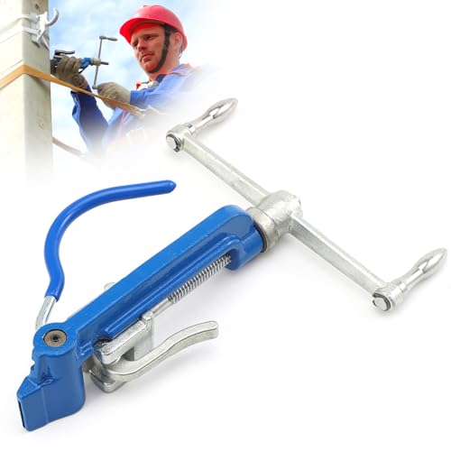 MINENICE Edelstahl Bandspanner Spanner Werkzeug Handgeführt Banderolierungs Werkzeuge Umreifungsspanner Spannschneider Kabelbinder für Umreifungsband Umreifung Umreifungsset von MINENICE