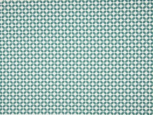 Baumwoll-Jersey-Stretch-Strickstoff, Türkis, Meterware von Minerva