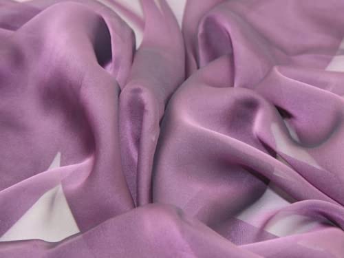 Minerva Crafts Kleiderstoff, kationisches Chiffon, Lila, Meterware Minerva Crafts Kleiderstoff, kationisches Chiffon, Lila, Meterware von MINERVA