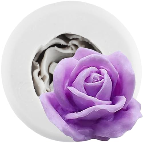 MINFEIDMS Bloom 3D Rose Blume Fondant Silikonformen für Blume Kuchen Dekoration Süßigkeiten Schokolade Gummipaste Seife Kerze Epoxidharz Polymer Ton MINFEIDMS Bloom 3D Rose Blume Fondant Silikonformen für Blume Kuchen Dekoration Süßigkeiten Schokolade Gummipaste Seife Kerze Epoxidharz Polymer Ton von MINFEIDMS