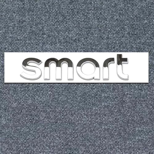 MINGFU Auto Emblem Aufkleber für Smart 451 Brabus Smart 453, Buchstaben Wort Emblem-Aufkleber Auto Sticker Logo Abzeichen Dekoration Aufkleber Zubehör MINGFU Auto Emblem Aufkleber für Smart 451 Brabus Smart 453, Buchstaben Wort Emblem-Aufkleber Auto Sticker Logo Abzeichen Dekoration Aufkleber Zubehör von MINGFU