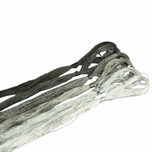 MINGGUXIUYI Maulbeerseide Stickgarn – Seidenfäden für Kreuzstich, chinesische Seide zum Weben, DIY-Schmuck & Handarbeitssets (02) von MINGGUXIUYI
