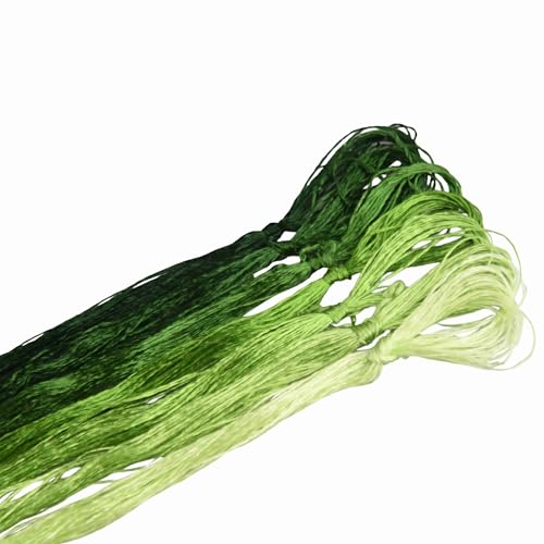 MINGGUXIUYI Maulbeerseide Stickgarn – Seidenfäden für Kreuzstich, chinesische Seide zum Weben, DIY-Schmuck & Handarbeitssets (04) von MINGGUXIUYI