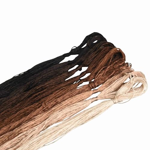 MINGGUXIUYI Maulbeerseide Stickgarn – Seidenfäden für Kreuzstich, chinesische Seide zum Weben, DIY-Schmuck & Handarbeitssets (06) von MINGGUXIUYI