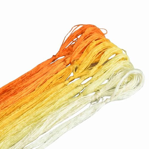 MINGGUXIUYI Maulbeerseide Stickgarn – Seidenfäden für Kreuzstich, chinesische Seide zum Weben, DIY-Schmuck & Handarbeitssets (08) von MINGGUXIUYI