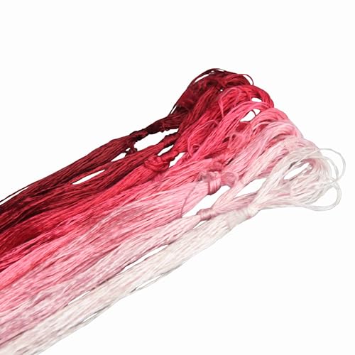 MINGGUXIUYI Maulbeerseide Stickgarn – Seidenfäden für Kreuzstich, chinesische Seide zum Weben, DIY-Schmuck & Handarbeitssets (09) von MINGGUXIUYI