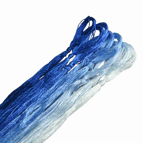 MINGGUXIUYI Maulbeerseide Stickgarn – Seidenfäden für Kreuzstich, chinesische Seide zum Weben, DIY-Schmuck & Handarbeitssets (104) von MINGGUXIUYI