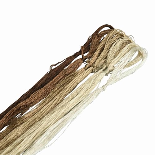 MINGGUXIUYI Maulbeerseide Stickgarn – Seidenfäden für Kreuzstich, chinesische Seide zum Weben, DIY-Schmuck & Handarbeitssets (105) von MINGGUXIUYI