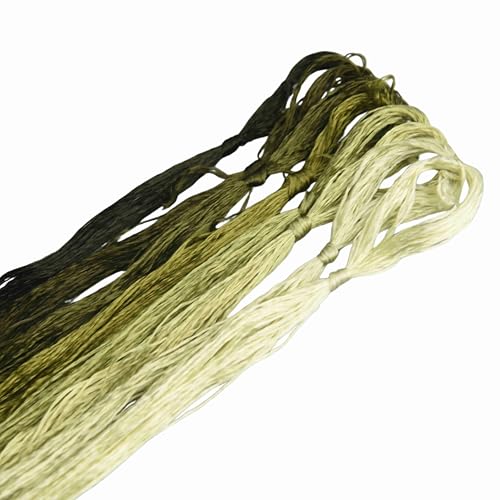 MINGGUXIUYI Maulbeerseide Stickgarn – Seidenfäden für Kreuzstich, chinesische Seide zum Weben, DIY-Schmuck & Handarbeitssets (108) von MINGGUXIUYI