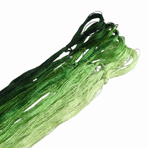 MINGGUXIUYI Maulbeerseide Stickgarn – Seidenfäden für Kreuzstich, chinesische Seide zum Weben, DIY-Schmuck & Handarbeitssets (109) von MINGGUXIUYI