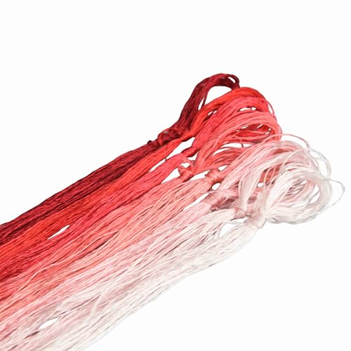 MINGGUXIUYI Maulbeerseide Stickgarn – Seidenfäden für Kreuzstich, chinesische Seide zum Weben, DIY-Schmuck & Handarbeitssets (11) von MINGGUXIUYI