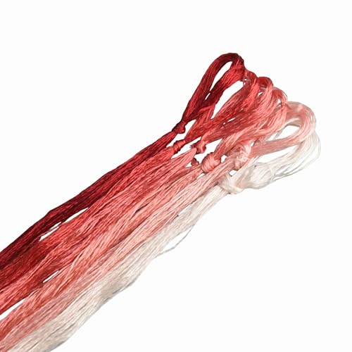 MINGGUXIUYI Maulbeerseide Stickgarn – Seidenfäden für Kreuzstich, chinesische Seide zum Weben, DIY-Schmuck & Handarbeitssets (114) von MINGGUXIUYI