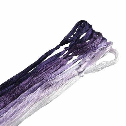 MINGGUXIUYI Maulbeerseide Stickgarn – Seidenfäden für Kreuzstich, chinesische Seide zum Weben, DIY-Schmuck & Handarbeitssets (115) von MINGGUXIUYI