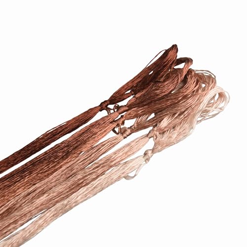 MINGGUXIUYI Maulbeerseide Stickgarn – Seidenfäden für Kreuzstich, chinesische Seide zum Weben, DIY-Schmuck & Handarbeitssets (117) von MINGGUXIUYI