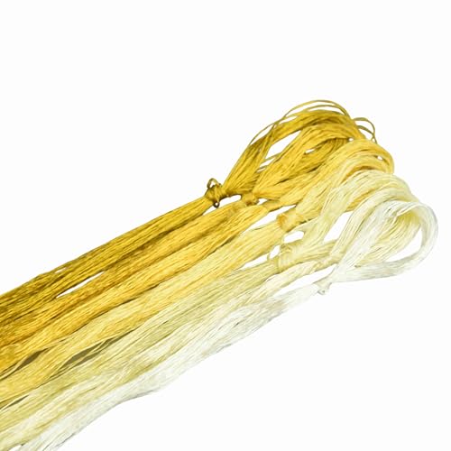 MINGGUXIUYI Maulbeerseide Stickgarn – Seidenfäden für Kreuzstich, chinesische Seide zum Weben, DIY-Schmuck & Handarbeitssets (17) von MINGGUXIUYI