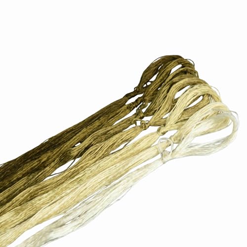 MINGGUXIUYI Maulbeerseide Stickgarn – Seidenfäden für Kreuzstich, chinesische Seide zum Weben, DIY-Schmuck & Handarbeitssets (18) von MINGGUXIUYI