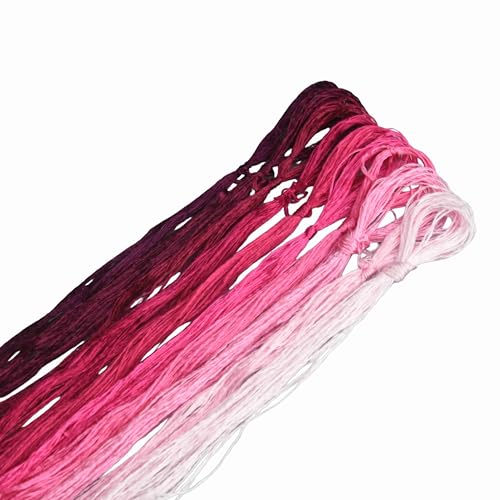 MINGGUXIUYI Maulbeerseide Stickgarn – Seidenfäden für Kreuzstich, chinesische Seide zum Weben, DIY-Schmuck & Handarbeitssets (25) von MINGGUXIUYI