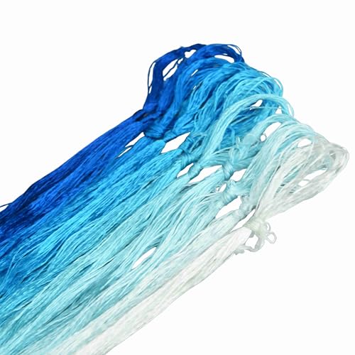 MINGGUXIUYI Maulbeerseide Stickgarn – Seidenfäden für Kreuzstich, chinesische Seide zum Weben, DIY-Schmuck & Handarbeitssets (29) von MINGGUXIUYI