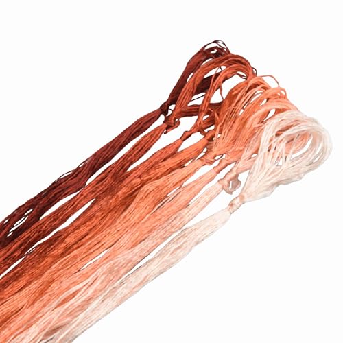 MINGGUXIUYI Maulbeerseide Stickgarn – Seidenfäden für Kreuzstich, chinesische Seide zum Weben, DIY-Schmuck & Handarbeitssets (33) von MINGGUXIUYI