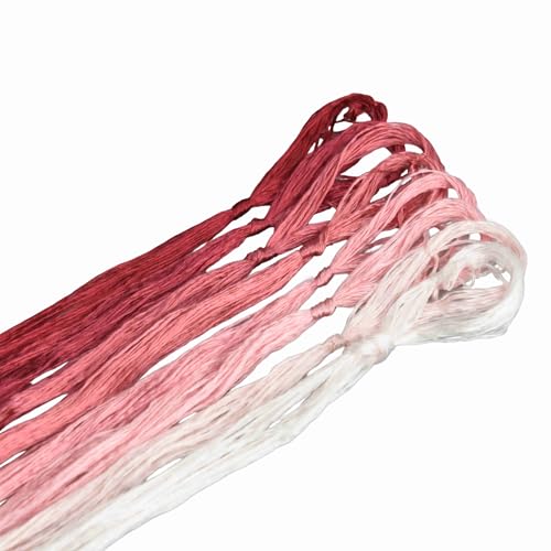 MINGGUXIUYI Maulbeerseide Stickgarn – Seidenfäden für Kreuzstich, chinesische Seide zum Weben, DIY-Schmuck & Handarbeitssets (35) von MINGGUXIUYI
