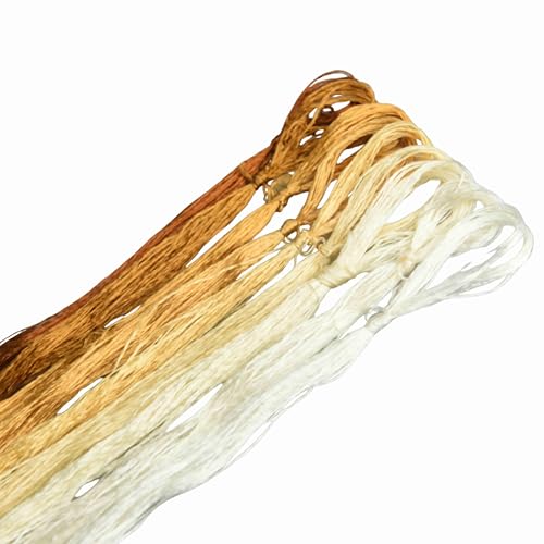 MINGGUXIUYI Maulbeerseide Stickgarn – Seidenfäden für Kreuzstich, chinesische Seide zum Weben, DIY-Schmuck & Handarbeitssets (36) von MINGGUXIUYI