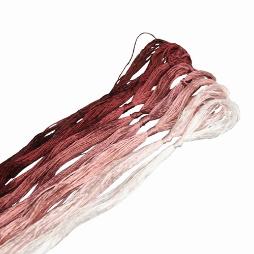 MINGGUXIUYI Maulbeerseide Stickgarn – Seidenfäden für Kreuzstich, chinesische Seide zum Weben, DIY-Schmuck & Handarbeitssets (37) von MINGGUXIUYI