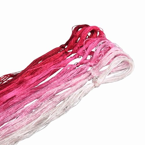 MINGGUXIUYI Maulbeerseide Stickgarn – Seidenfäden für Kreuzstich, chinesische Seide zum Weben, DIY-Schmuck & Handarbeitssets (39) von MINGGUXIUYI