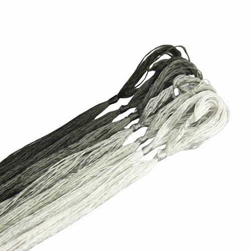 MINGGUXIUYI Maulbeerseide Stickgarn – Seidenfäden für Kreuzstich, chinesische Seide zum Weben, DIY-Schmuck & Handarbeitssets (41) von MINGGUXIUYI