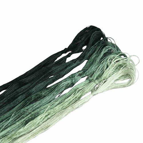 MINGGUXIUYI Maulbeerseide Stickgarn – Seidenfäden für Kreuzstich, chinesische Seide zum Weben, DIY-Schmuck & Handarbeitssets (43) von MINGGUXIUYI