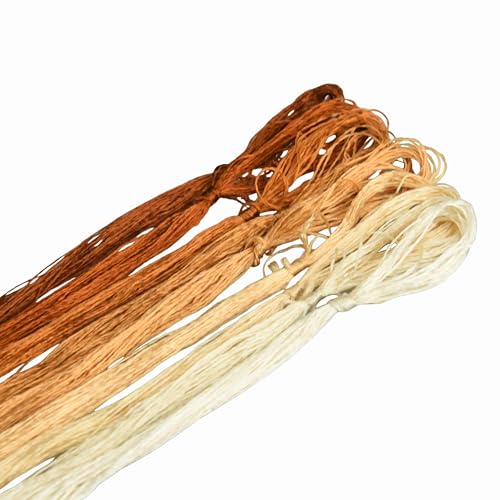 MINGGUXIUYI Maulbeerseide Stickgarn – Seidenfäden für Kreuzstich, chinesische Seide zum Weben, DIY-Schmuck & Handarbeitssets (46) von MINGGUXIUYI