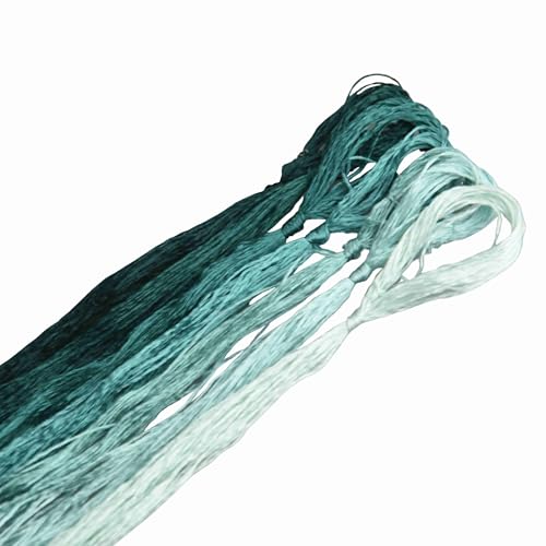 MINGGUXIUYI Maulbeerseide Stickgarn – Seidenfäden für Kreuzstich, chinesische Seide zum Weben, DIY-Schmuck & Handarbeitssets (50) von MINGGUXIUYI