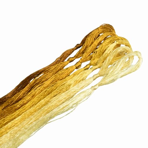 MINGGUXIUYI Maulbeerseide Stickgarn – Seidenfäden für Kreuzstich, chinesische Seide zum Weben, DIY-Schmuck & Handarbeitssets (51) von MINGGUXIUYI