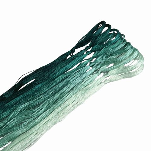MINGGUXIUYI Maulbeerseide Stickgarn – Seidenfäden für Kreuzstich, chinesische Seide zum Weben, DIY-Schmuck & Handarbeitssets (53) von MINGGUXIUYI