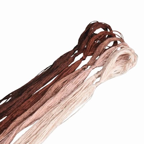MINGGUXIUYI Maulbeerseide Stickgarn – Seidenfäden für Kreuzstich, chinesische Seide zum Weben, DIY-Schmuck & Handarbeitssets (55) von MINGGUXIUYI