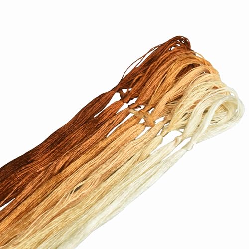 MINGGUXIUYI Maulbeerseide Stickgarn – Seidenfäden für Kreuzstich, chinesische Seide zum Weben, DIY-Schmuck & Handarbeitssets (58) von MINGGUXIUYI