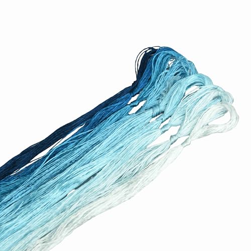 MINGGUXIUYI Maulbeerseide Stickgarn – Seidenfäden für Kreuzstich, chinesische Seide zum Weben, DIY-Schmuck & Handarbeitssets (64) von MINGGUXIUYI