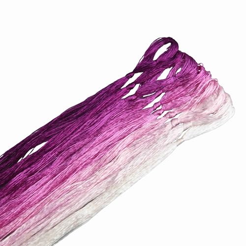 MINGGUXIUYI Maulbeerseide Stickgarn – Seidenfäden für Kreuzstich, chinesische Seide zum Weben, DIY-Schmuck & Handarbeitssets (65) von MINGGUXIUYI