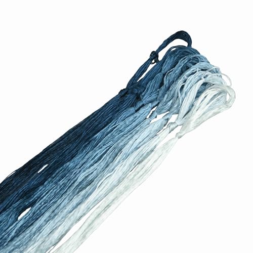MINGGUXIUYI Maulbeerseide Stickgarn – Seidenfäden für Kreuzstich, chinesische Seide zum Weben, DIY-Schmuck & Handarbeitssets (73) von MINGGUXIUYI