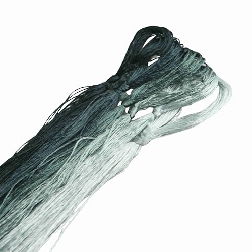 MINGGUXIUYI Maulbeerseide Stickgarn – Seidenfäden für Kreuzstich, chinesische Seide zum Weben, DIY-Schmuck & Handarbeitssets (79) von MINGGUXIUYI