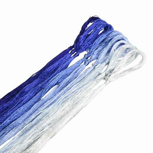 MINGGUXIUYI Maulbeerseide Stickgarn – Seidenfäden für Kreuzstich, chinesische Seide zum Weben, DIY-Schmuck & Handarbeitssets (81) von MINGGUXIUYI