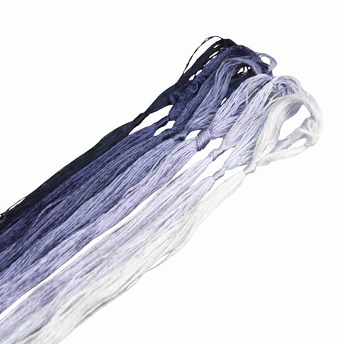 MINGGUXIUYI Maulbeerseide Stickgarn – Seidenfäden für Kreuzstich, chinesische Seide zum Weben, DIY-Schmuck & Handarbeitssets (87) von MINGGUXIUYI