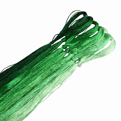 MINGGUXIUYI Maulbeerseide Stickgarn – Seidenfäden für Kreuzstich, chinesische Seide zum Weben, DIY-Schmuck & Handarbeitssets (92) von MINGGUXIUYI